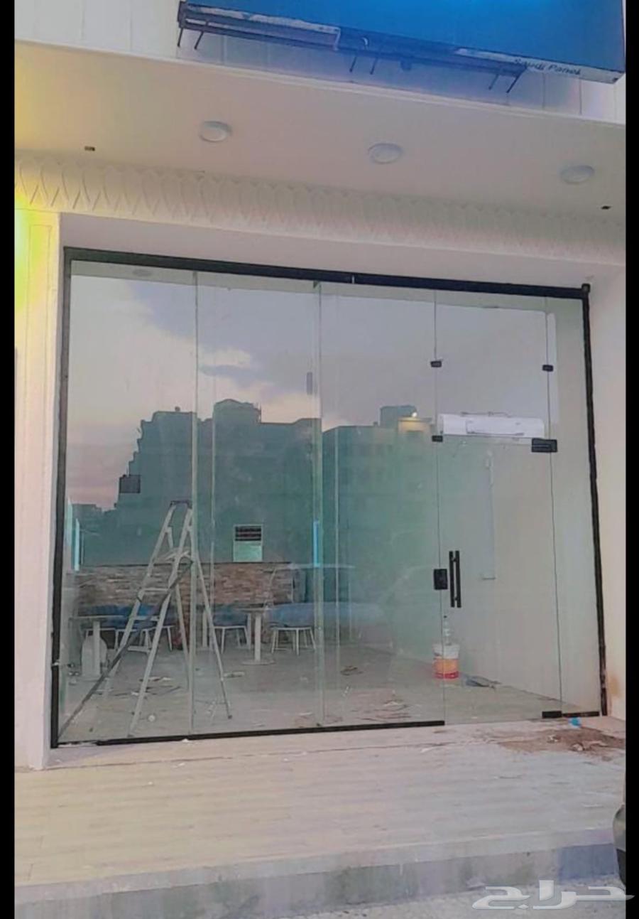 باب زجاج للبيع المقاس عرض334طول28664524614987522110