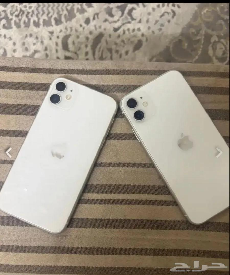 جوالين ايفون 11 نظيفه استعمال شخص64521140109442112