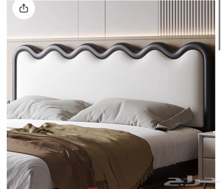 سرير عائم بلمبات سفلية (جديد بتغليفه بدون تركيب)64525967481091110