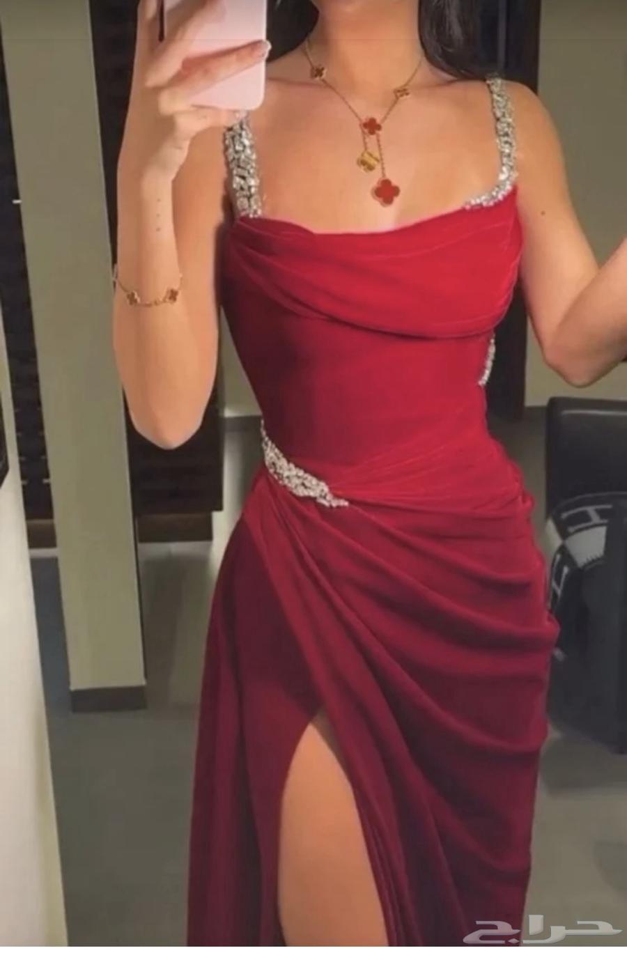 فستان احمر عروض يوم الوطني لايفوتك64520543977602110
