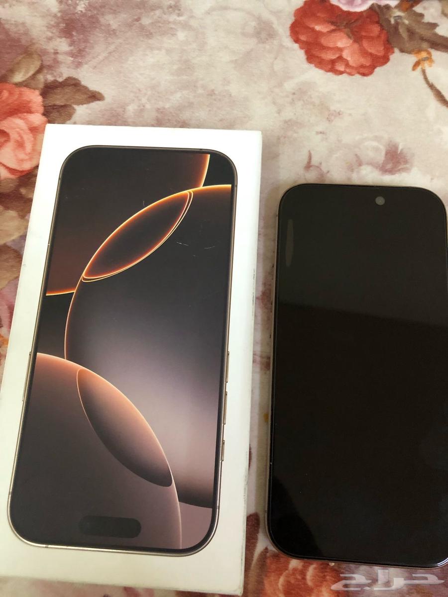 آيفون 16برو 256من جرير مع ضمان لحد شهر 11 البطارية 9364526425822211110