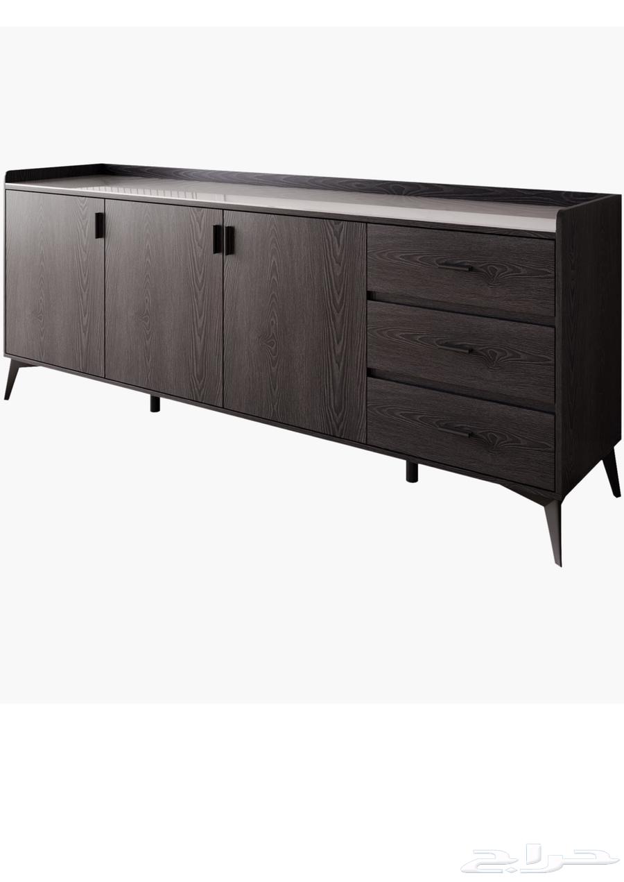 طاولة بوفيه وارفف قهوه وكرسي استرخاء64522907760003112