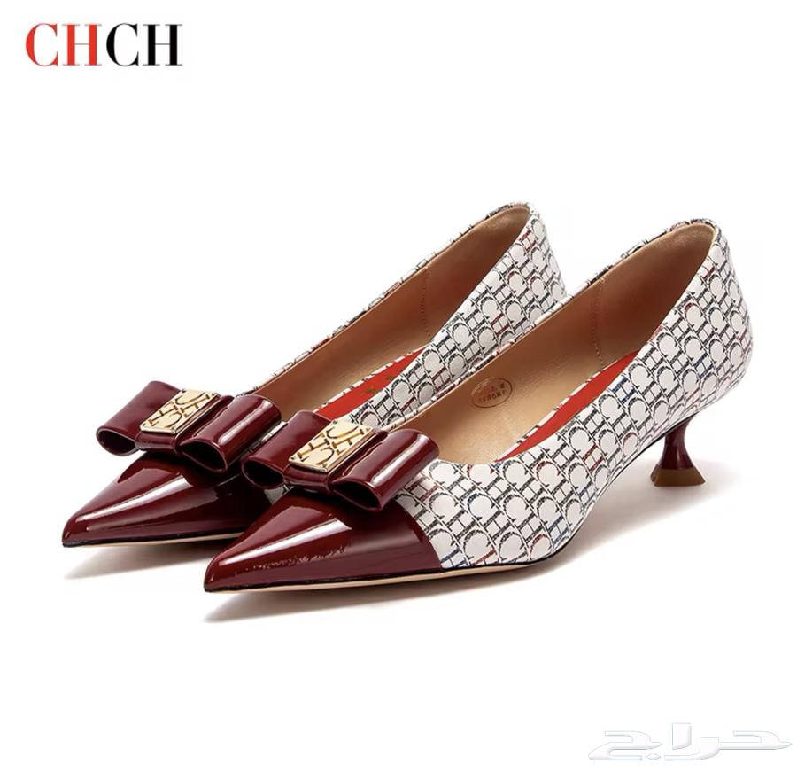 كعب نسائي تقليد طبق الأصل ماركة CH مع الملحقات64523922849921111