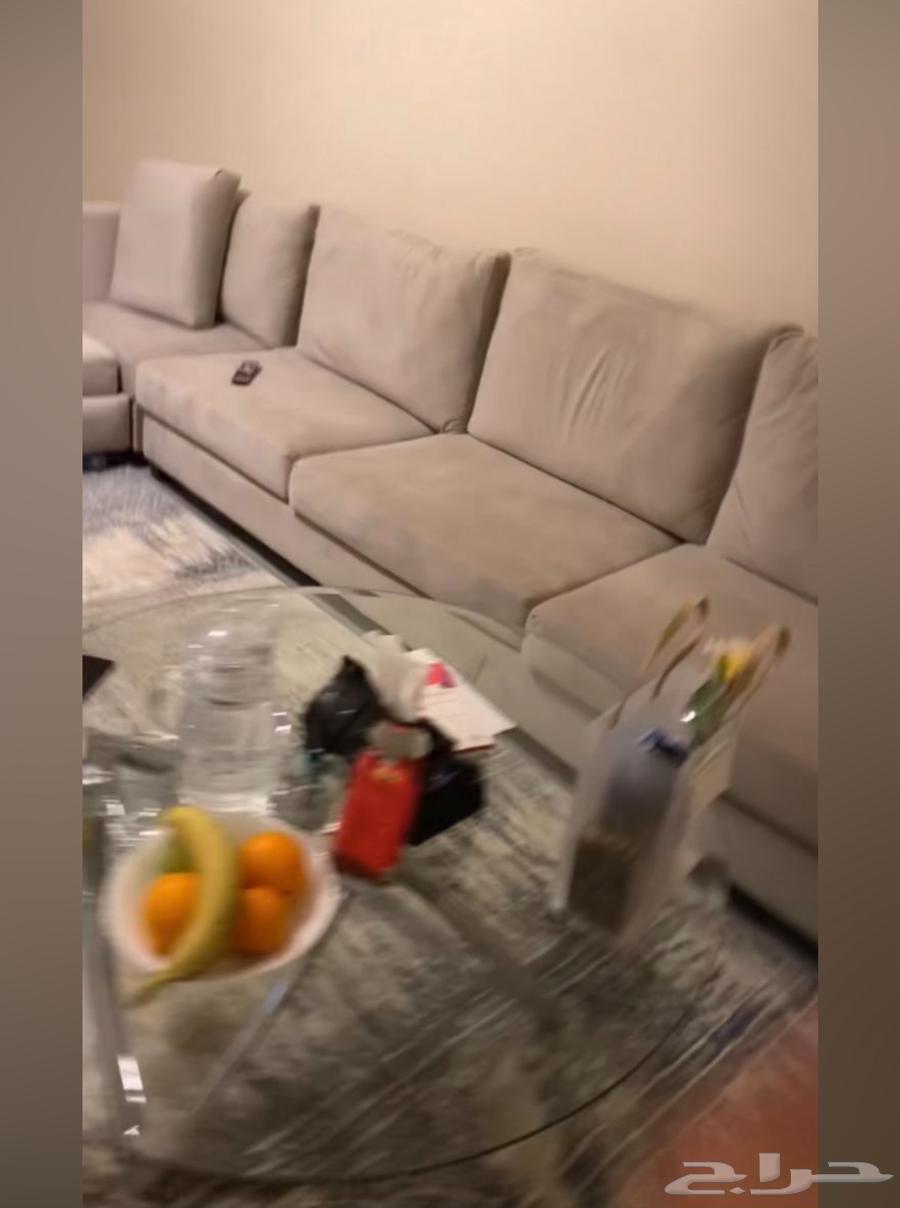 كنب للبيع مستخدم نظيف مفصل64507165396227111