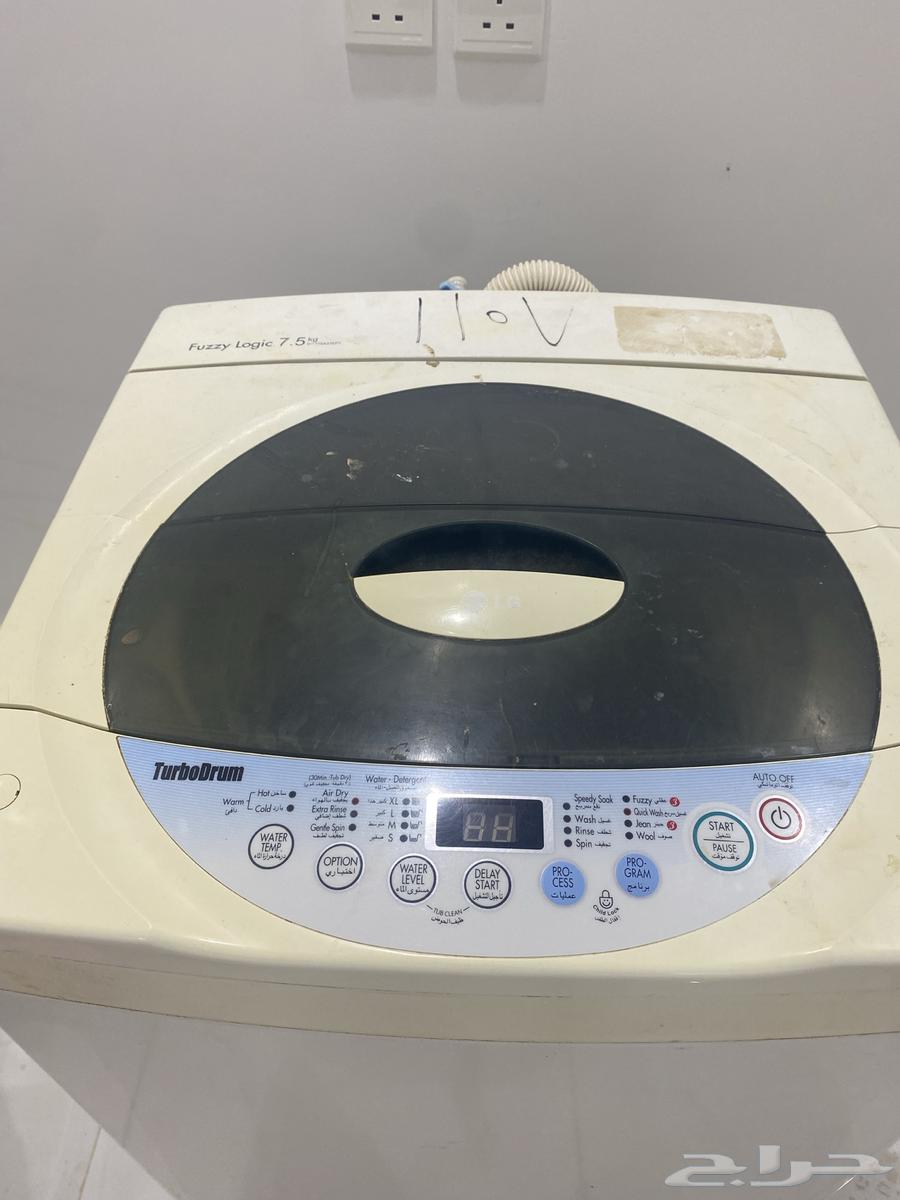 للبيع غساله ملابس تماتيك وتلفزون ومكيف تدفيه64523189957634111