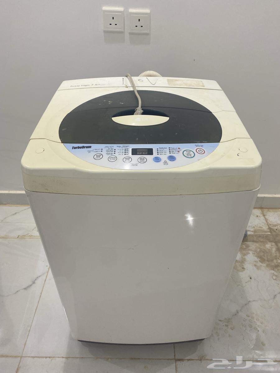 للبيع غساله ملابس تماتيك وتلفزون ومكيف تدفيه64523189957634110