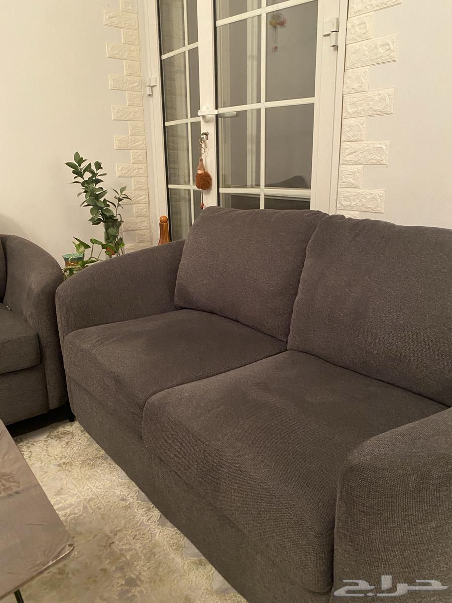 طقم كنب هوم سنتر رمادي للبيع64525414318081111