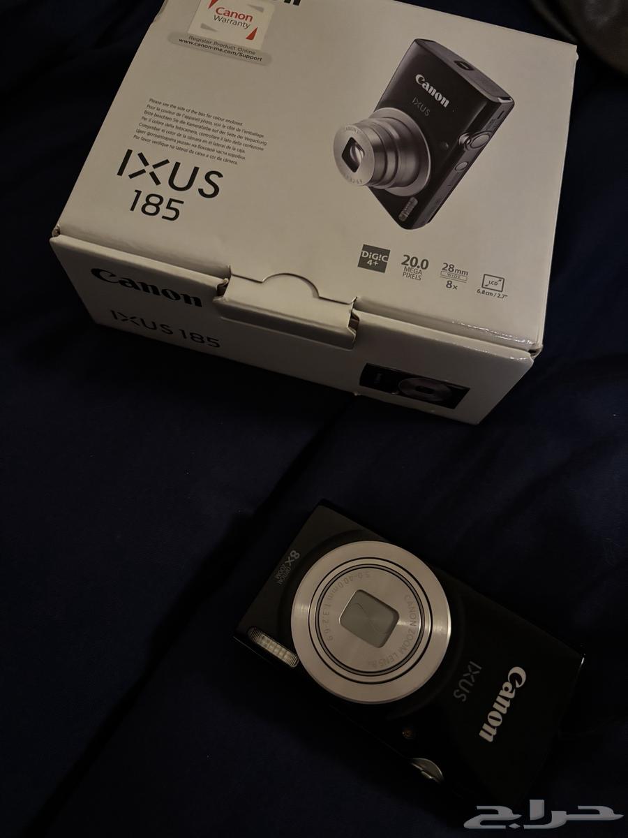 كاميرا كانون ايكسوس 185 بوينت آند شوت اسود64524587188738112