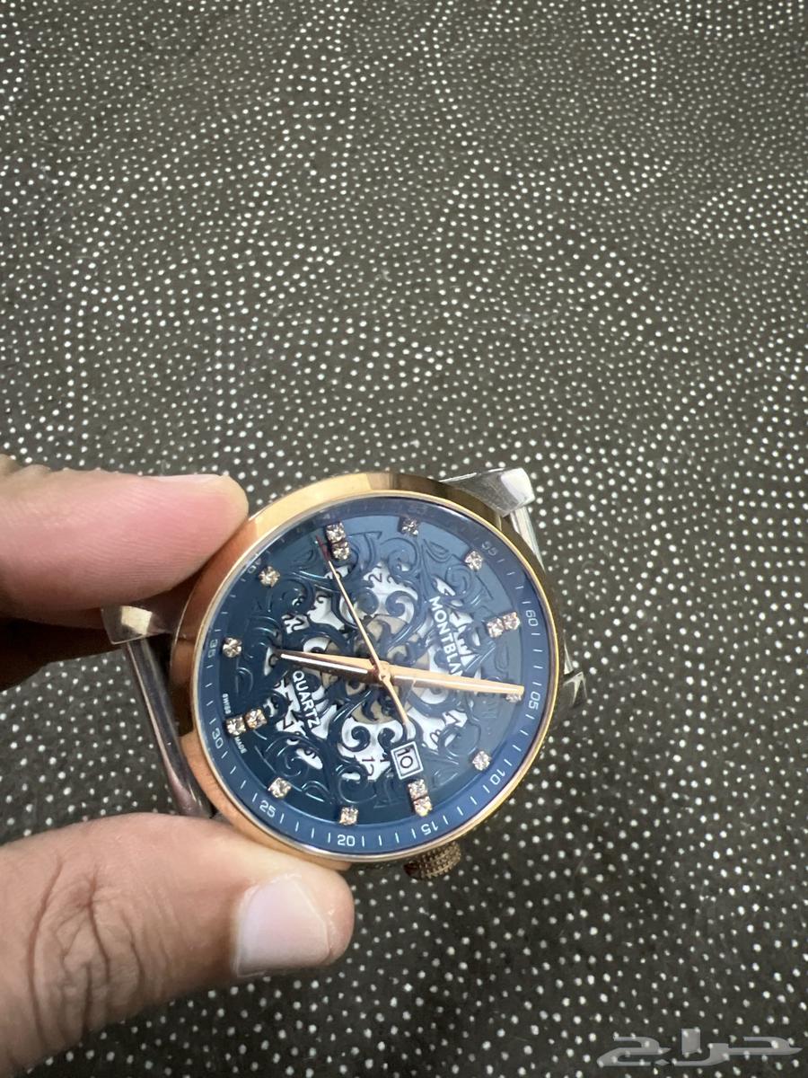 ساعه MONT BLANK الاصليه في حاله جيده بس تحتاج تغير بطاريه64526425845891112