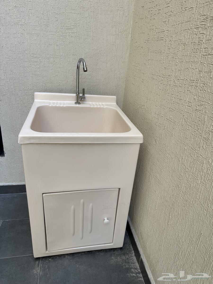 Aluminum sink with faucet and drain strainer64522556300419110