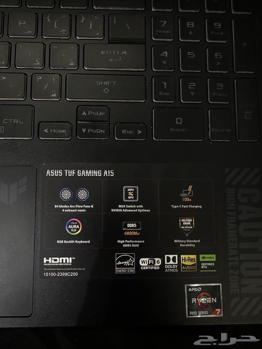 لابتوب ايسوس تي يو اف جيمينق rtx406064526996913922110