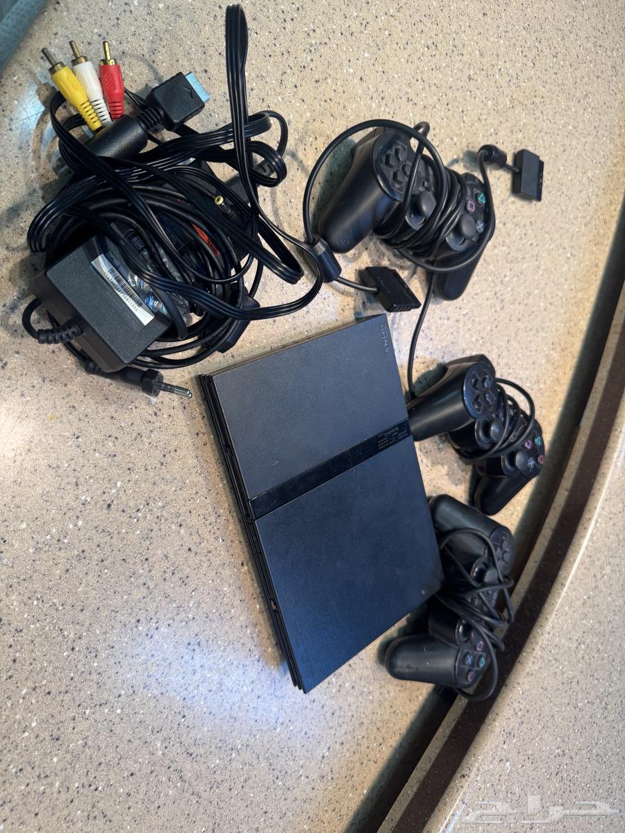 للبيع بلايستيشن 2 مع ملحقاته64526258879491110