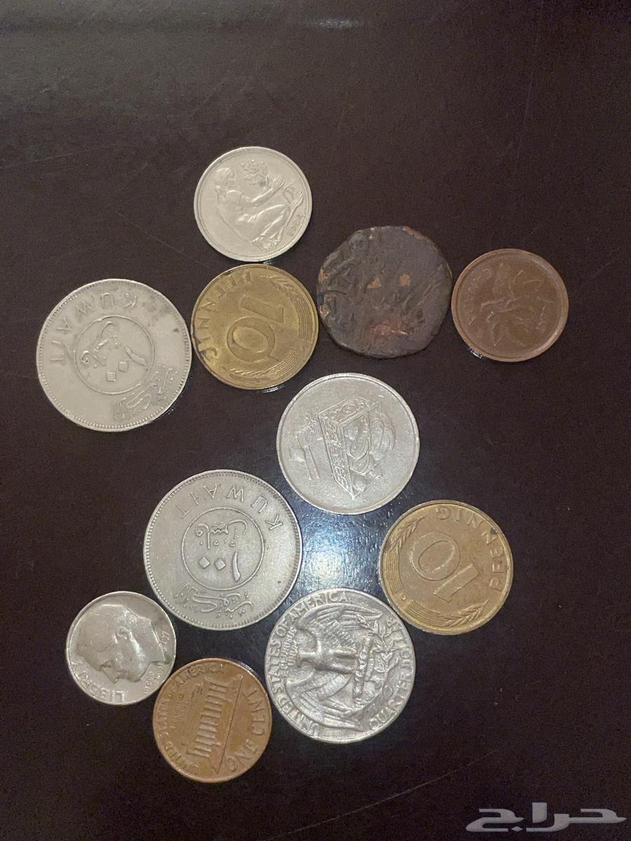 عملات قديمة متنوعه (من ضمنها عمله عثمانيه )64525787616259111