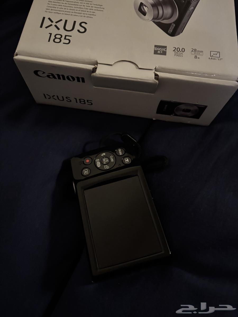 كاميرا كانون ايكسوس 185 بوينت آند شوت اسود64524587188738113