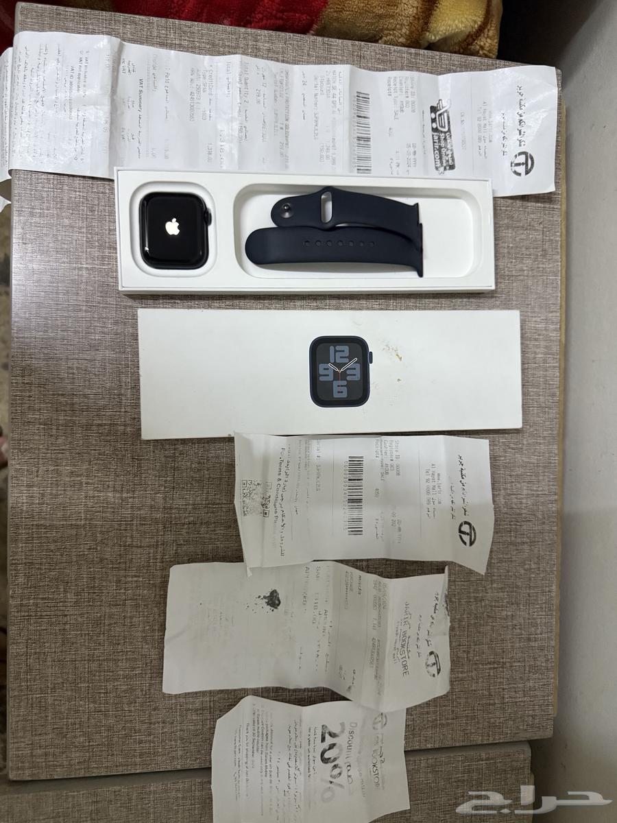 ساعه ابل اصليه ضمان24شهر64525372633731110