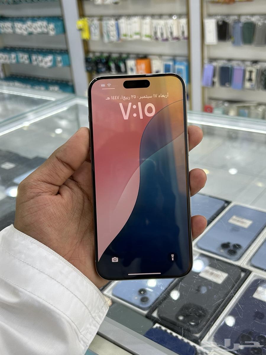 ايفون 15بروماكس مساحه التخزين 256 سعه64523837846915113