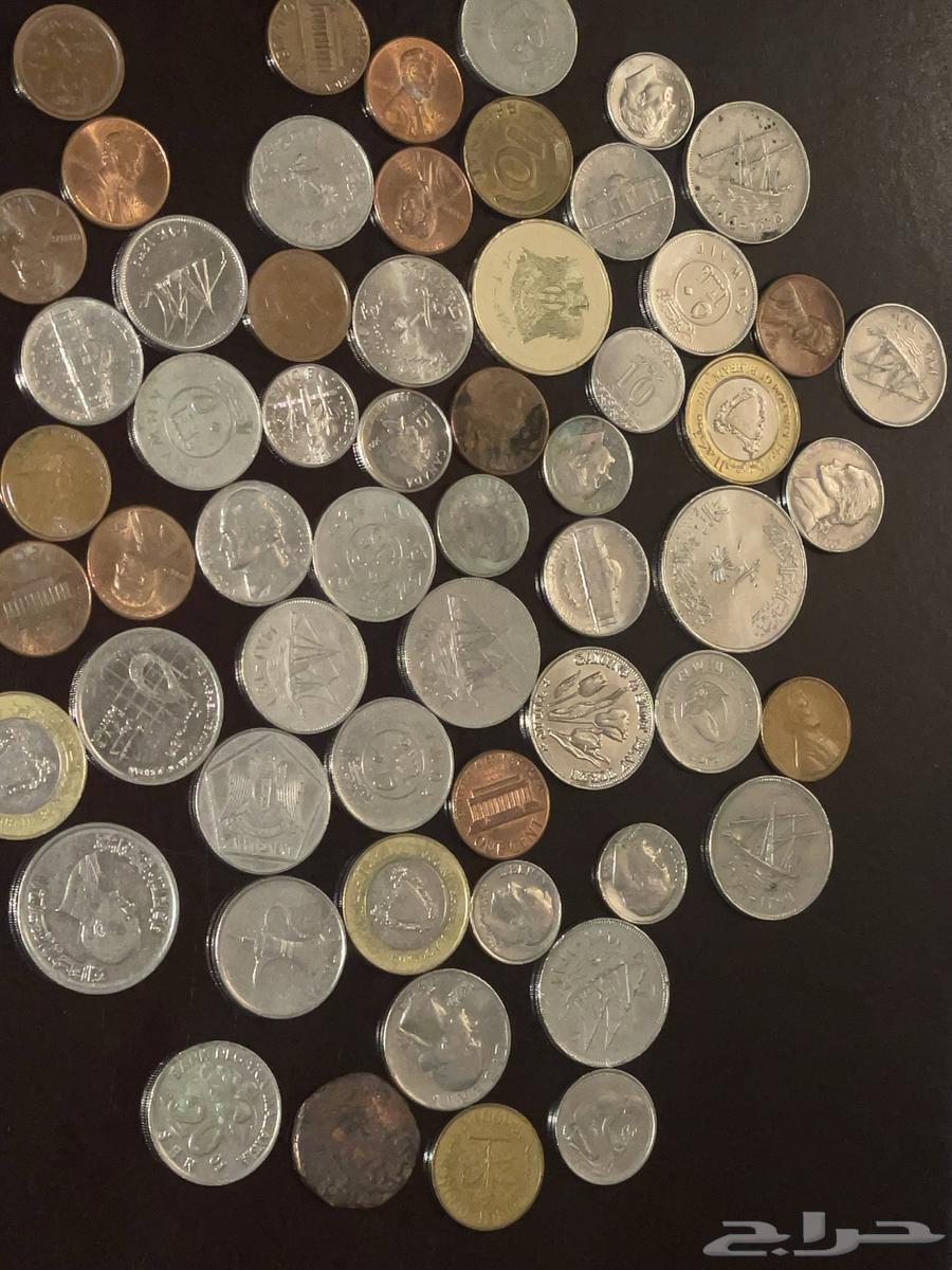 عملات قديمة متنوعه (من ضمنها عمله عثمانيه )64525787616259114