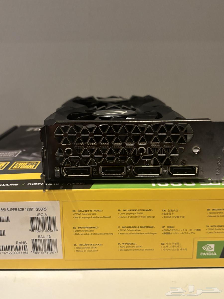 GTX 1660 Super GPU Graphics Card64526898559617112