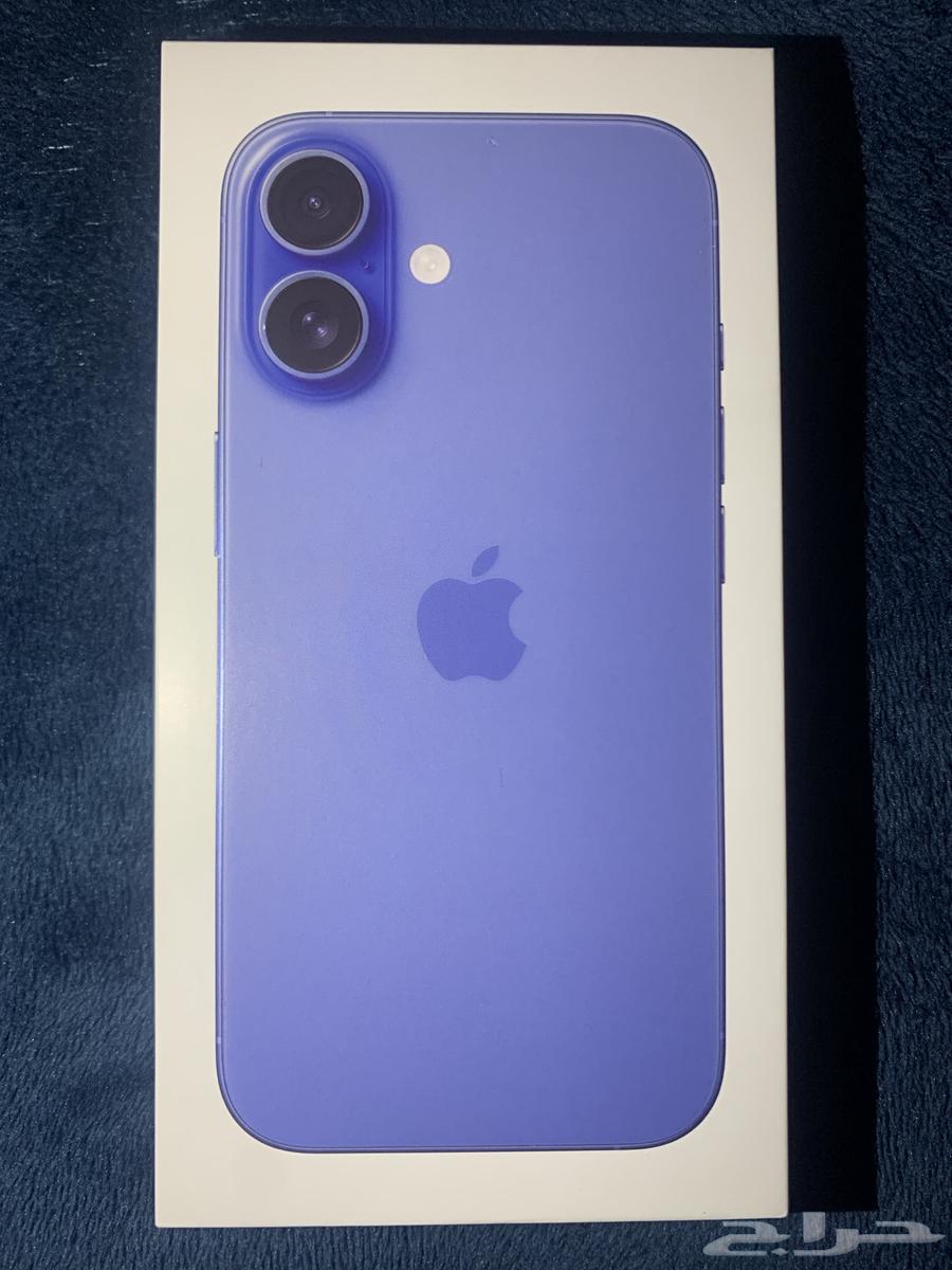 جوال ايفون 16 مساحة 256 جيجابايت جديد بالعلبة لم يستخدم64519596819970110