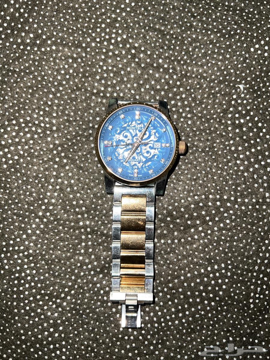 ساعه MONT BLANK الاصليه في حاله جيده بس تحتاج تغير بطاريه64526425845891110