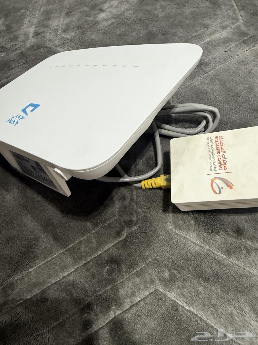 راوتر فايبر موبايلي مع التوصيله64522725353474111