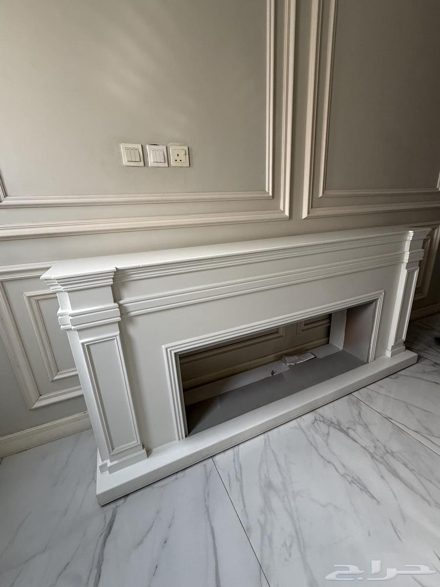 For sale wood stove, white color, clean use64523006207362110