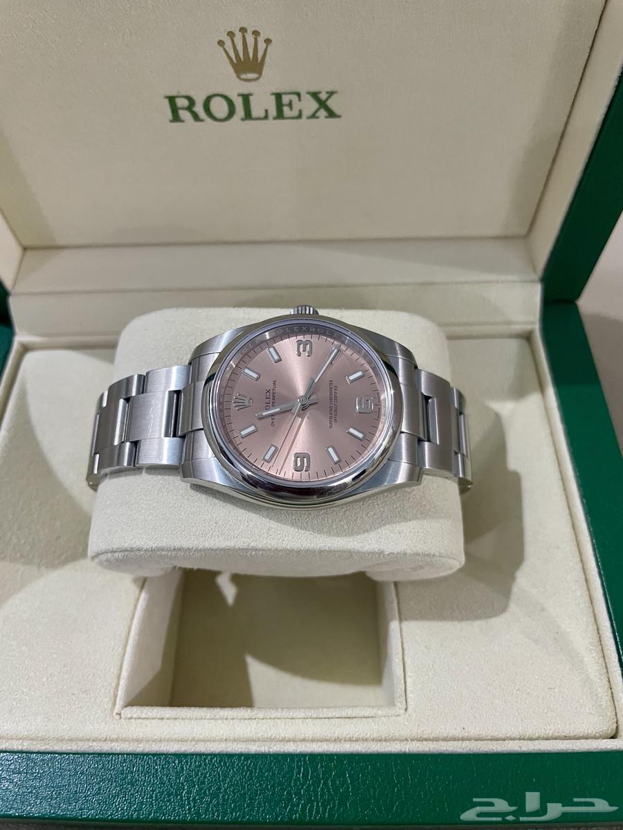 ساعة رولكس اويستر بربتشوال 34 مينا سلمون نادر توقف انتاجه64524194153218112