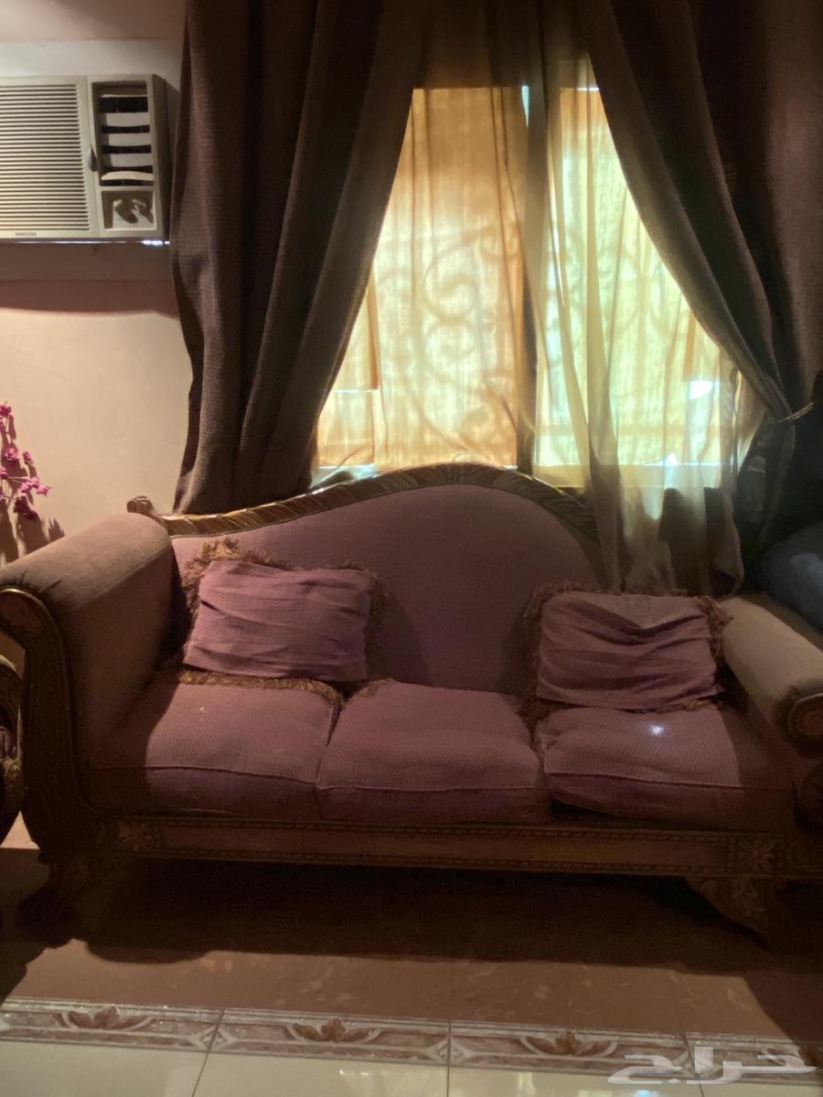 Sofa for sale with TV, table and entrance64522317082369114