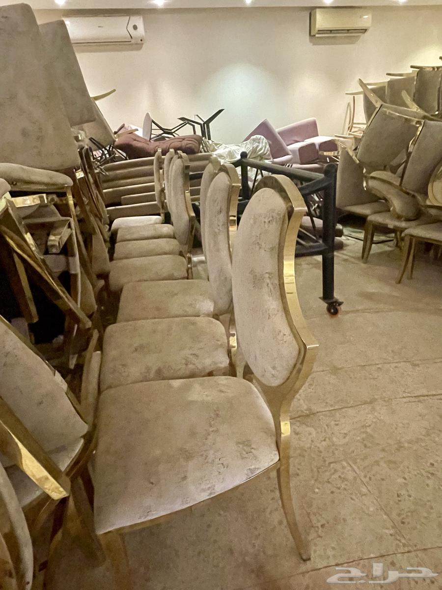 كراسي ديور استعمل نضيف عدد 150 كرسي فيما فوق64519413277058110