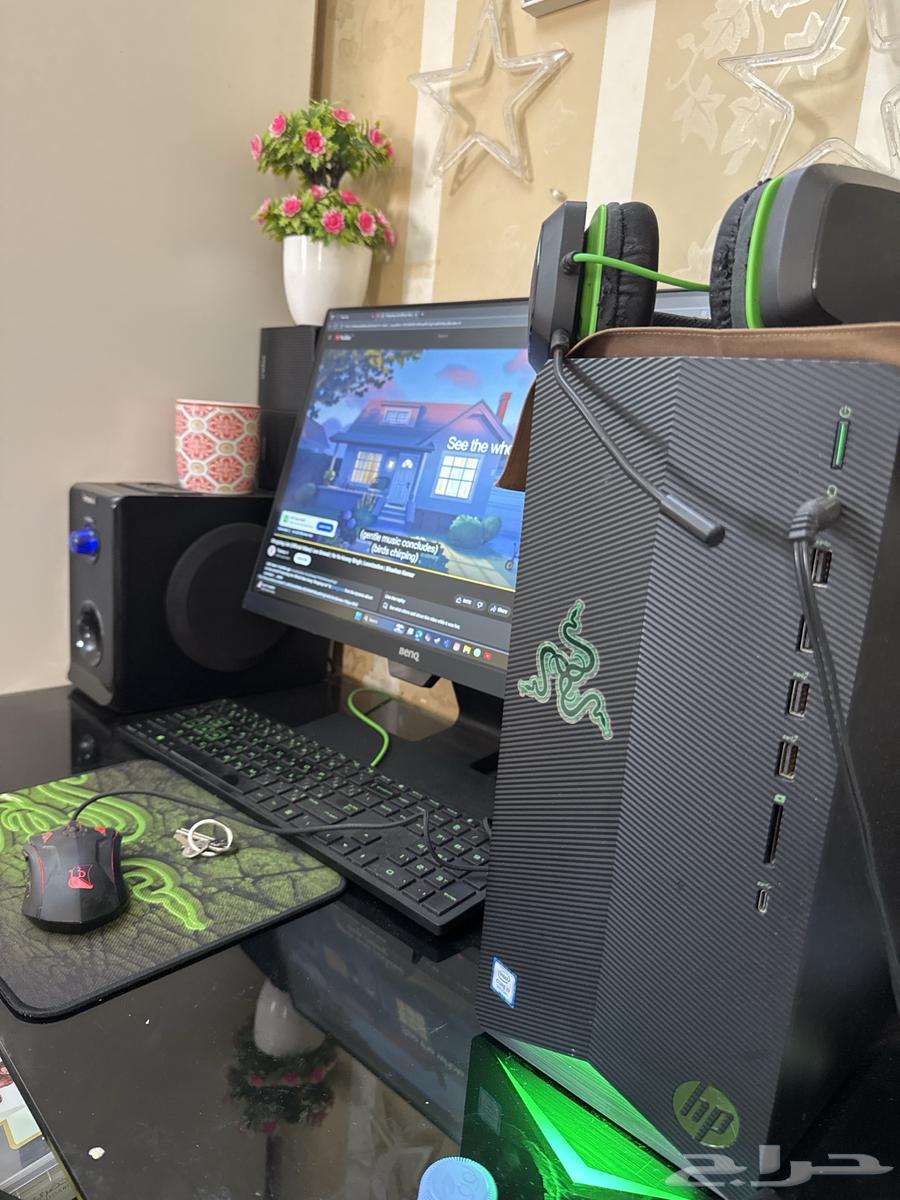 كمبيوتر ألعاب HP، معالج Intel Core i7 من الجيل التاسع64525178115458110