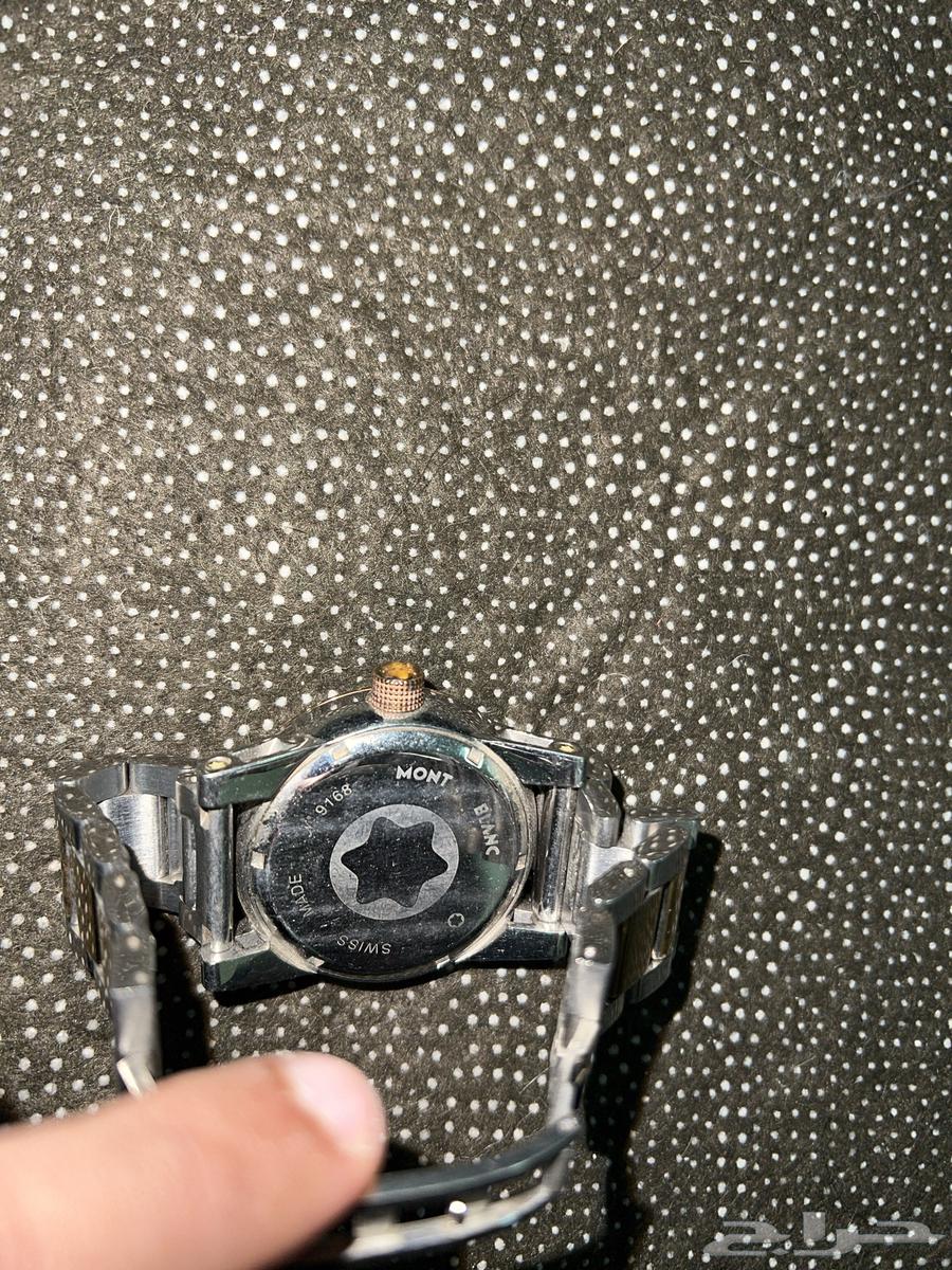 ساعه MONT BLANK الاصليه في حاله جيده بس تحتاج تغير بطاريه64526425845891111