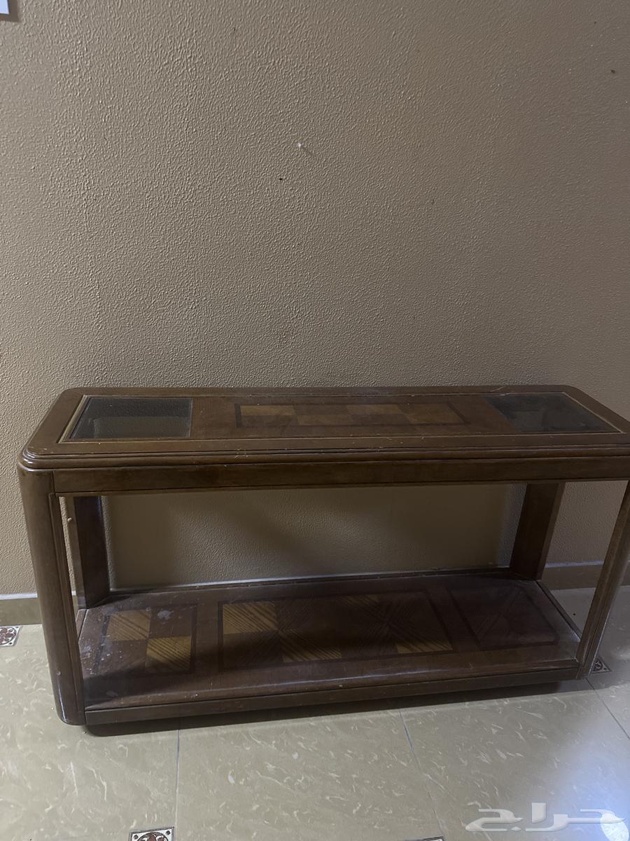طاولات خشب وطاوله رخام مع خشب للبيع64526634559747110