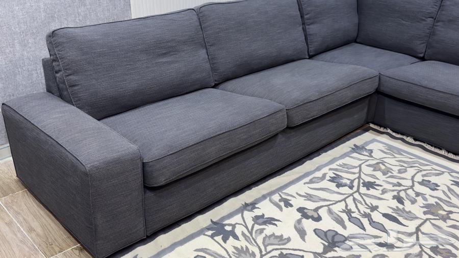 كنب ايكيا زاوية ( مستعمل )64521326334467114