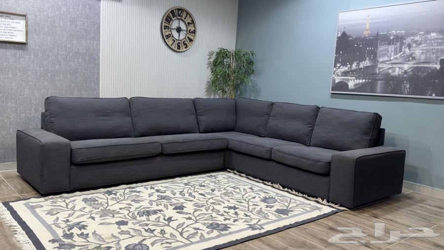 كنب ايكيا زاوية ( مستعمل )64521326334467110