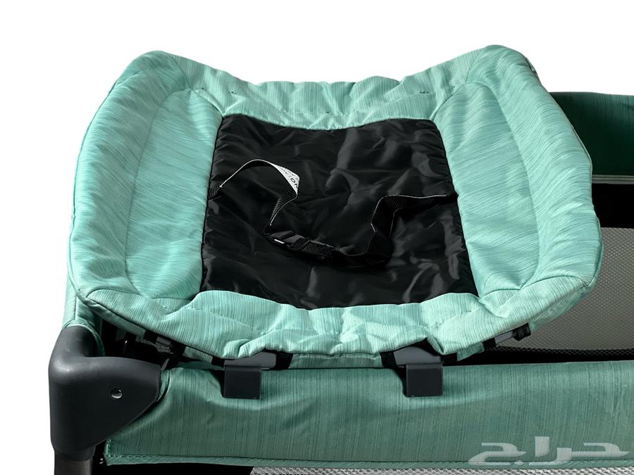 محبس دورين للاطفال مع مظلة - سرير اطفال قماشي قابل للطي64523936266883113