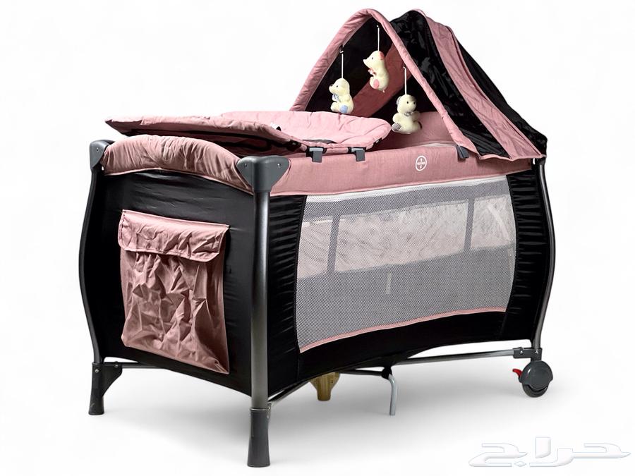 محبس مواليد مع باب جانبي - محبس للأطفال مع مظلة وألعاب64523991759362110