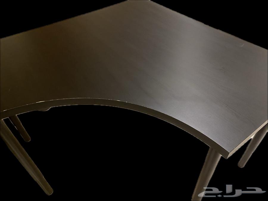 مكتب ايكيا اسود زاوية64521040608003110