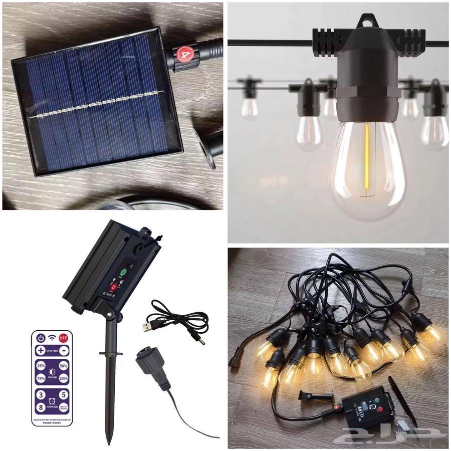 5 Meter Solar-Powered String Light with 10 Bulbs.64521709411073111