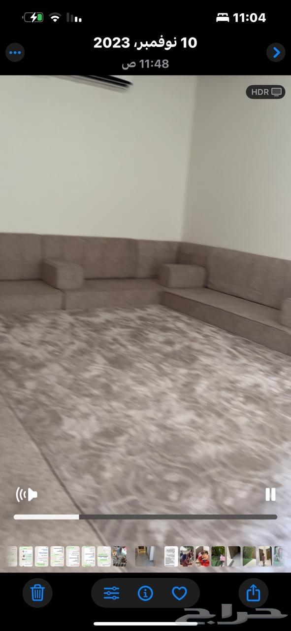 جلسه ارضيه وفرشه شبه جديده استعمال خفيف سبب البيع التغيير64526648249475110