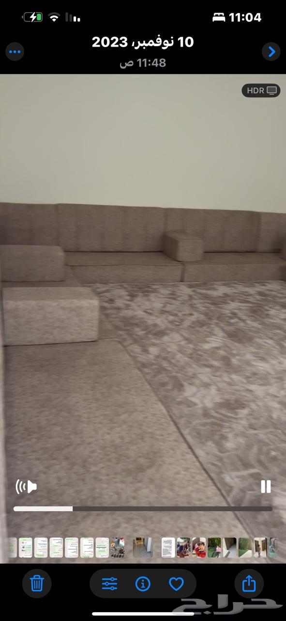 جلسه ارضيه وفرشه شبه جديده استعمال خفيف سبب البيع التغيير64526648249475111