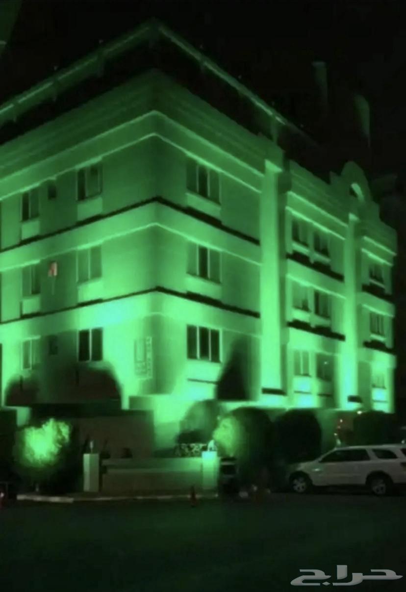 كشاف كوبس ليد مربع خارجي لون الاخضر64485985222274112