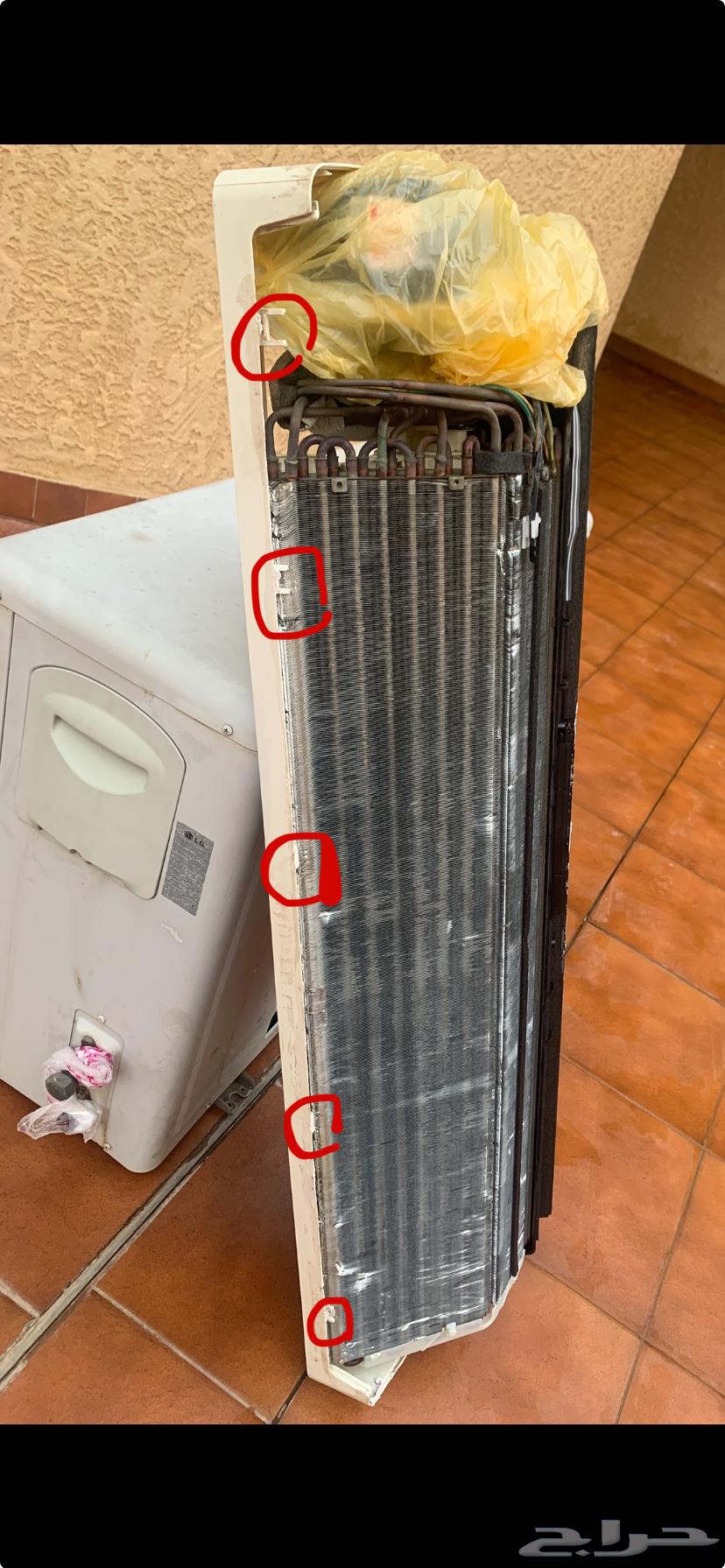 للبيع مكيف اسبلت ال جي ( L G)18000وحدة64521468515971110