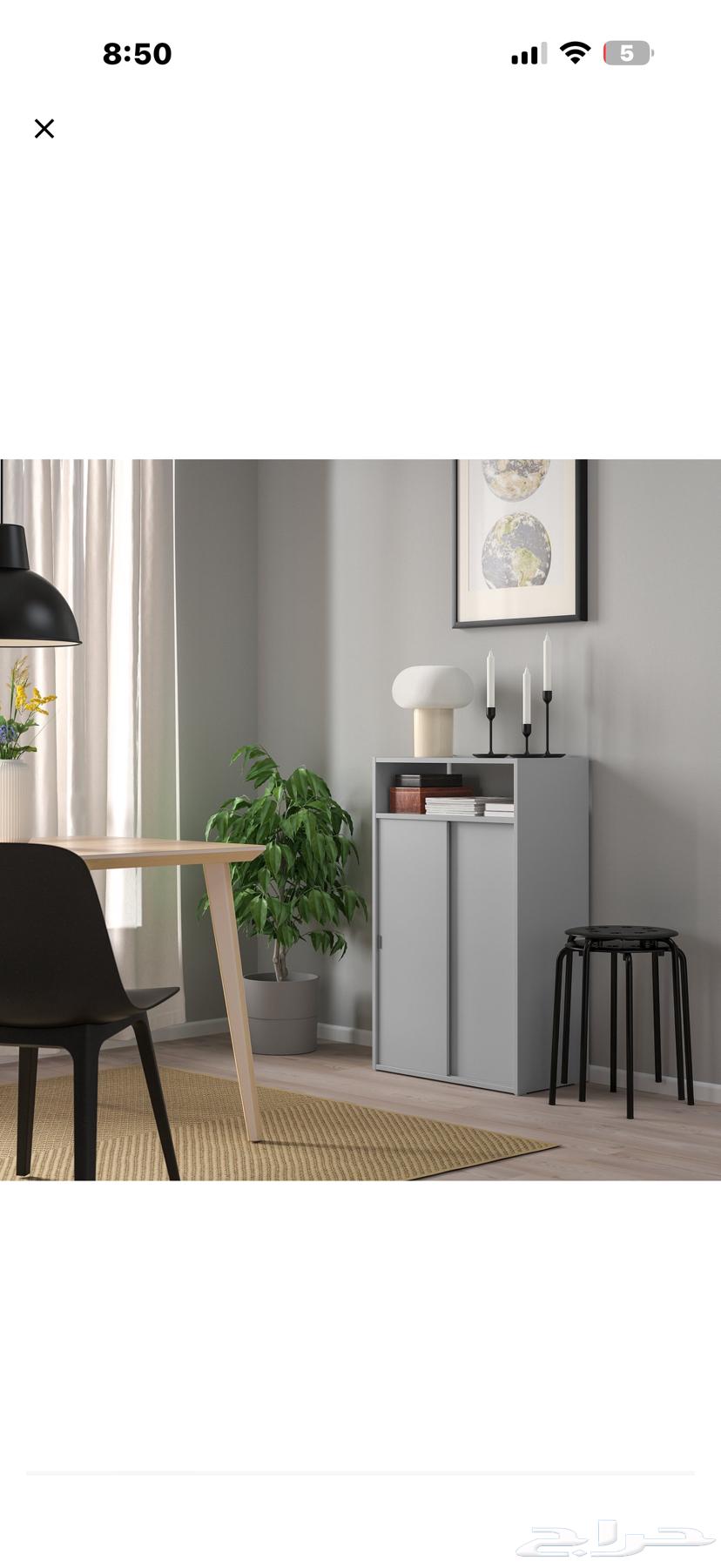 بوفيه جانبي ( وحده ادراج ) استعمال خفيف جدا من ايكيا64523780796674111