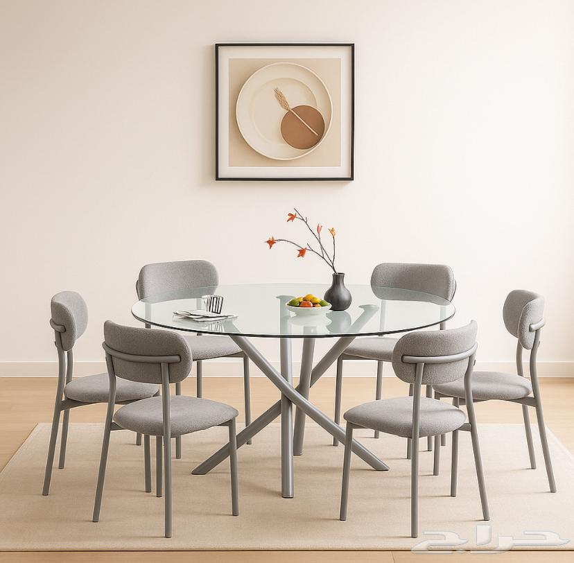 Dining table, service tables, clothing rack, mirrors64520261519874112