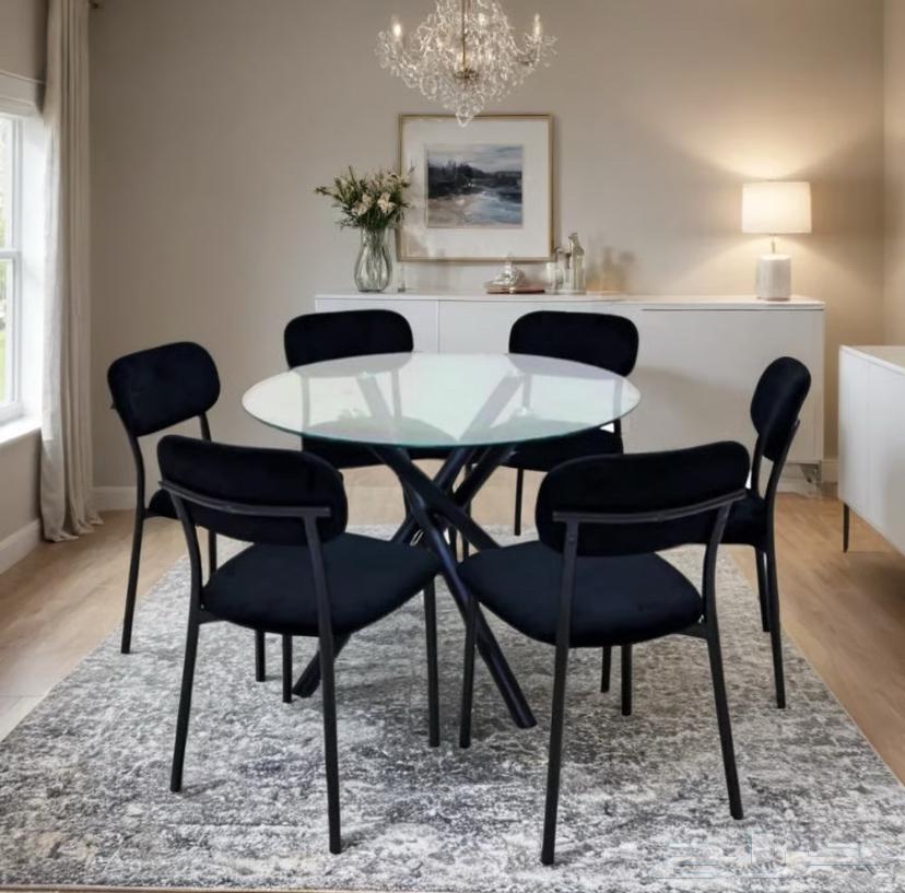 Dining table, service tables, clothing rack, mirrors64520261519874111