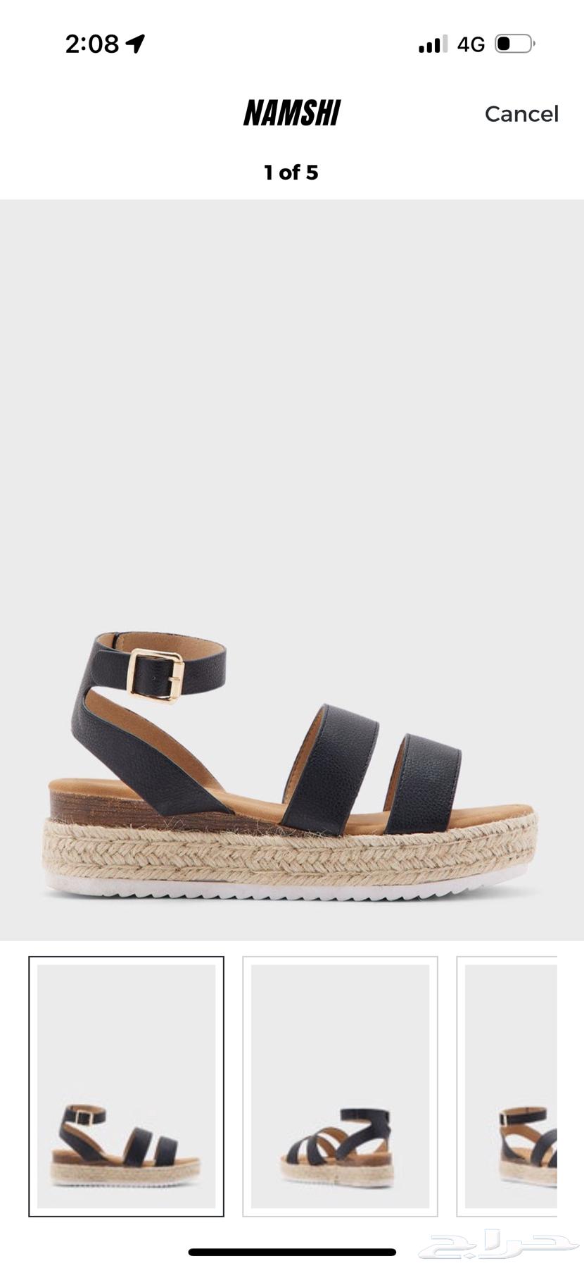 Black flat sandals size 40 (women's)64519497702017114