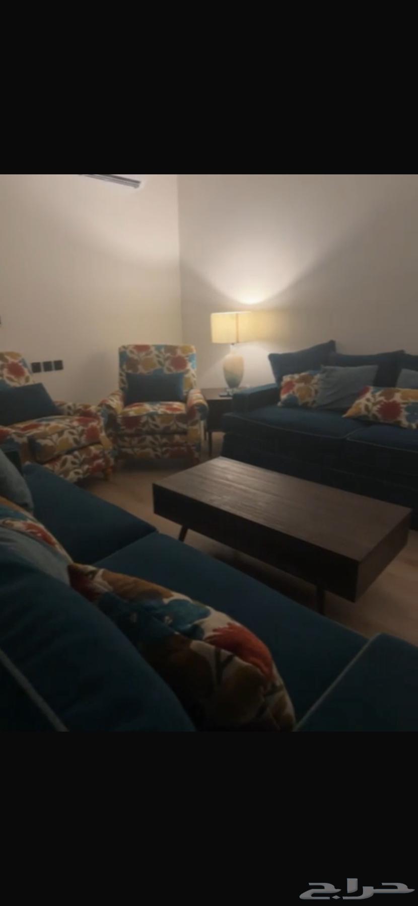 American sofa set from The Factory and Shafnira from Al-Ansari House with curtains64522302329986110