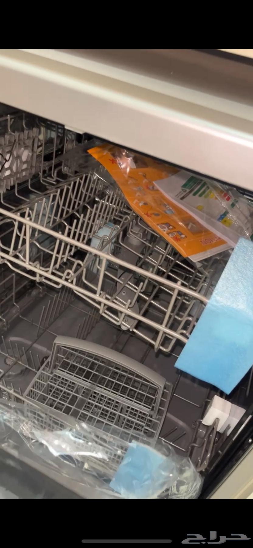غسالة مواعين جديد لسى حتى ماسبكتها ولا ركبتها64523034127361111