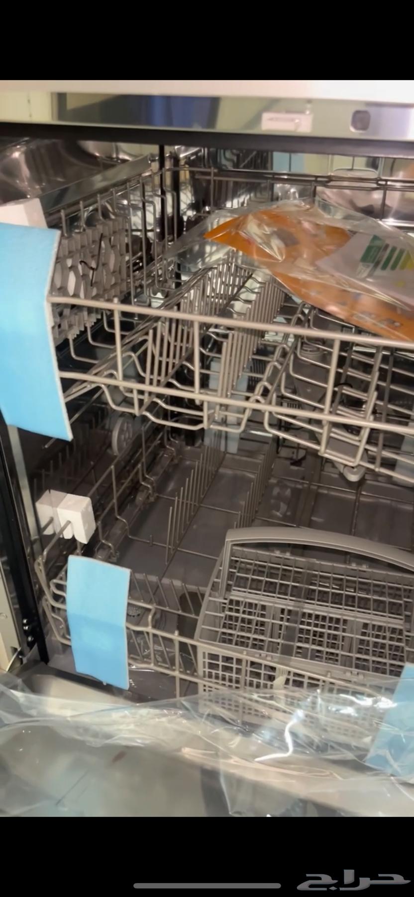 غسالة مواعين جديد لسى حتى ماسبكتها ولا ركبتها64523034127361110