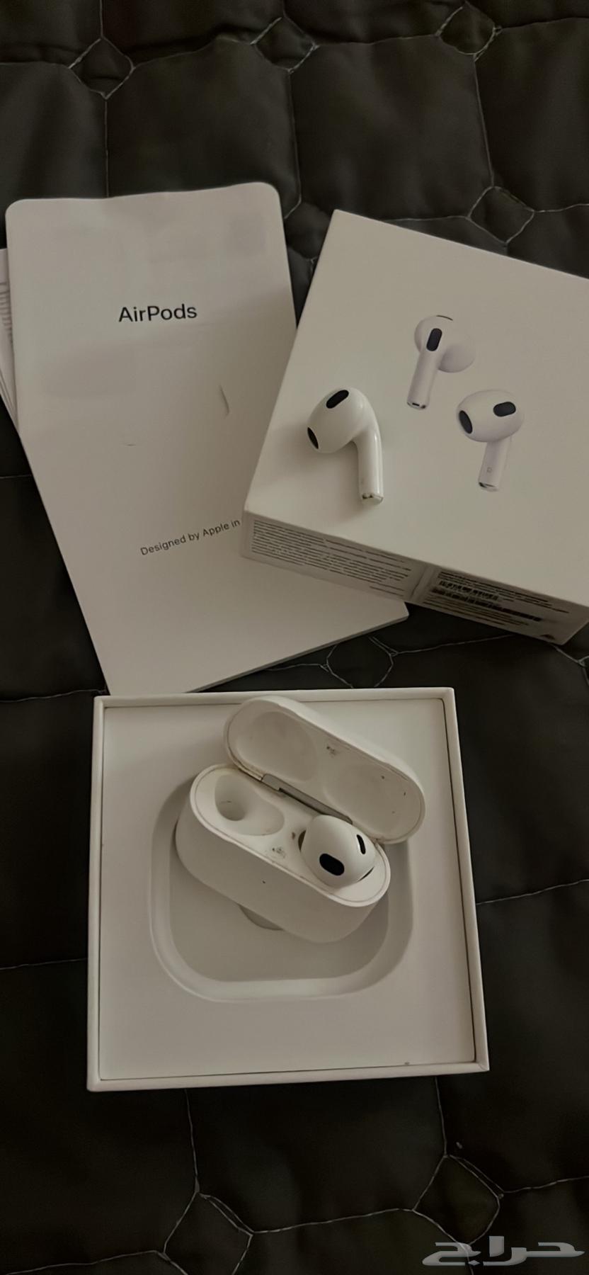 ابل ايربودز الاصدار 3 نظيفة64520825899778110